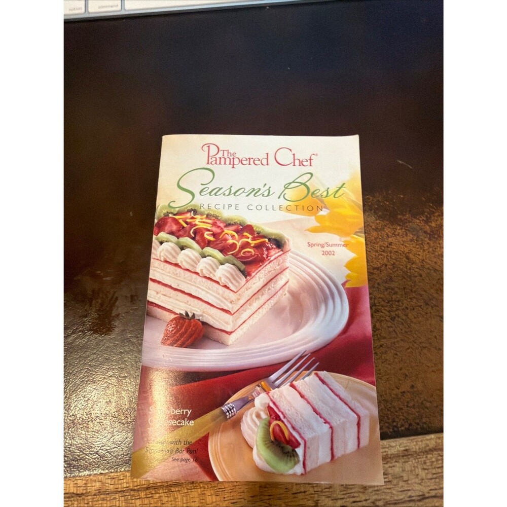 Pampered Chef Season's Best Recipe Collection Spring Summer 2002 Cookbook